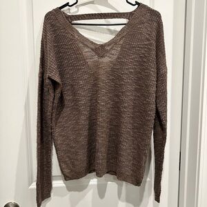 Brown Knit Sweater